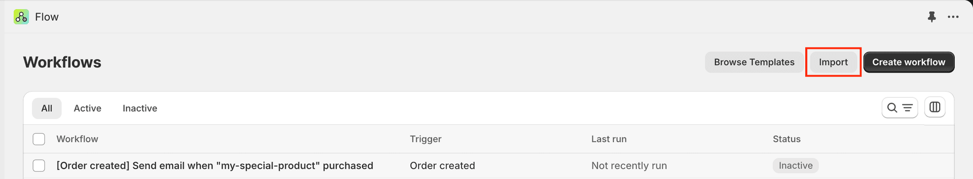 Workflow dashboard